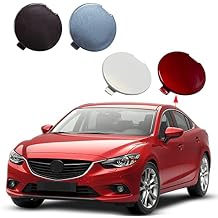 Front Bumper Tow Hook Cover Towing Eye Cap Fit for Mazda 6 Atenza 2013 2014 GHP9-50-A11 GHP950A11 Red, Left Driver Side Xinpinsai
