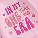FYBITBO First Birthday Baby Girl Outfit in My One Year Old Era Sweatshirt Fall Long Sleeve Shirt 1St Birthday Girl Clothes (Pink, 12-18 Months)
