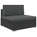 UnfadeMemory Muebles de Jardin Exterior con Cojines,1 Sofá de Esquina+2 Sofás de...