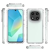Elubugod Compatible with Xiaomi Redmi Note 14 Pro+ 5G Case,3 in 1 Anti-Fall and Shock-Absorbing Protective Cover Compatible with Xiaomi Redmi Note 14 Pro 5G 24090RA29C Case Cover Clear