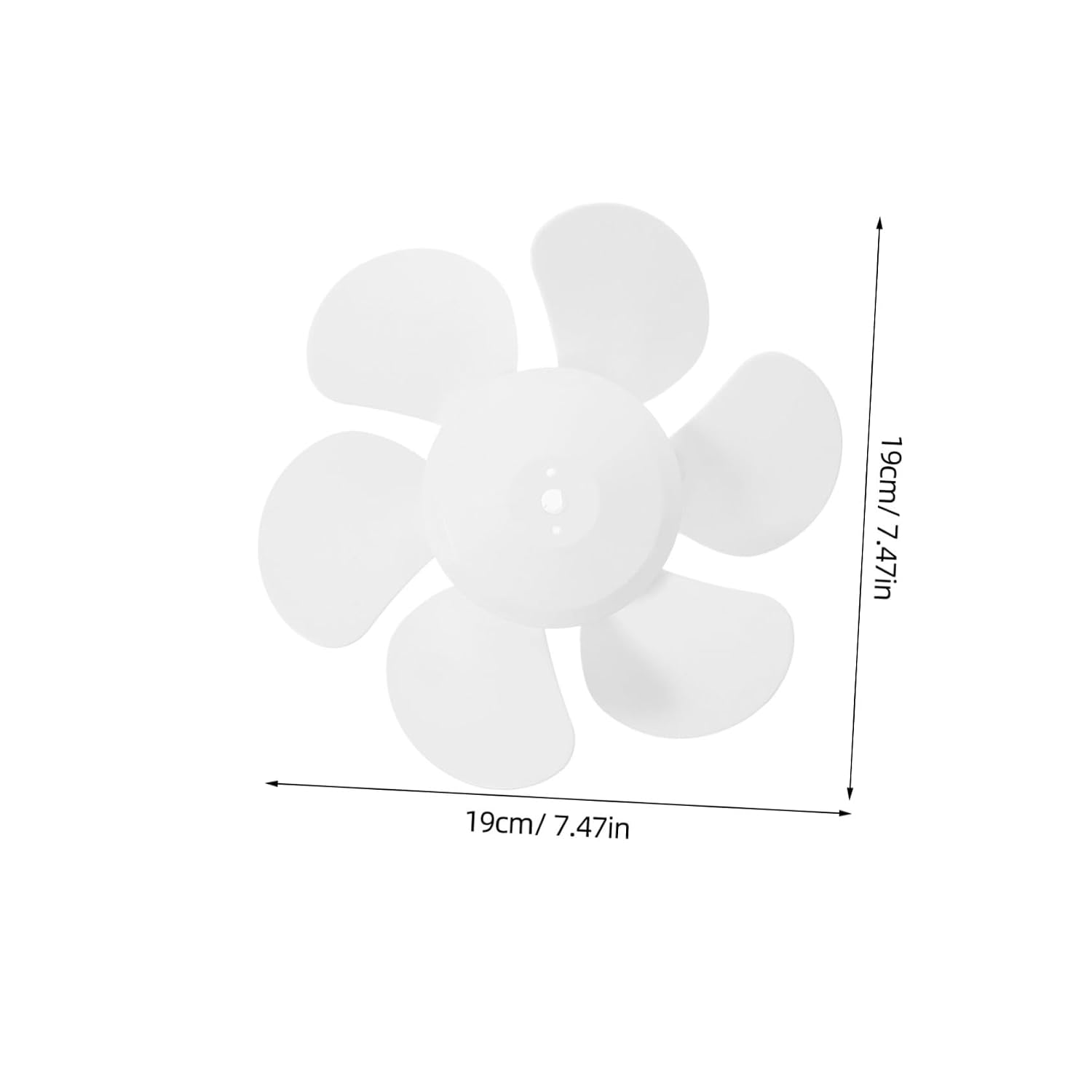 Uonlytech 2pcs Bathroom Ventilation Fan Blades Replacement for Exhaust Fans with Easy to Clean Design Suitable for Home and Office Moisture and Odor Removal