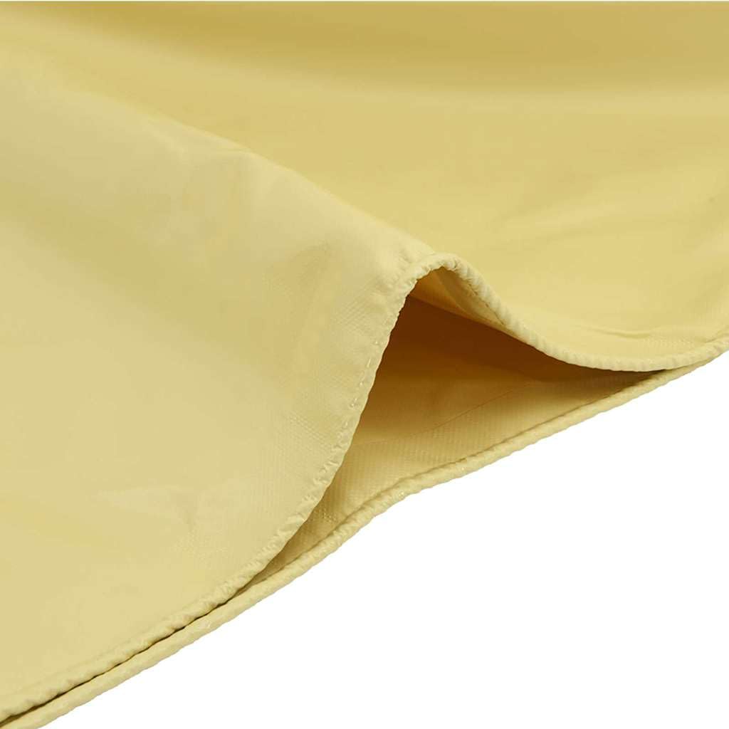 vidaXL Lona 650g / m² Beige 3 x 3 m Lona con Recubrimiento de PVC, Cubierta para jardín y terraza, Lona Resistente a la Intemperie, Tela Suave, protección Exterior