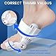 Hallux Valgus Korrektur, 2 Stück Verstellbar Hallux Valgus Socken, Hallux Valgus Bandage für Männer und Frauen, Zehenspreizer Hallux Valgus Großer Zeh (34-45)