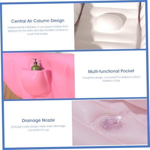 Baignoire gonflable pour bébé compacte idéale pour les vacances - 5
