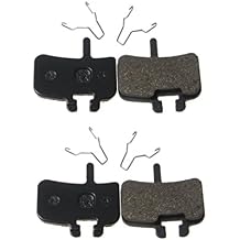 Resin Organic Semi-Metal Brake Pads for Hayes FX-Mag HMX MX1 MX-1 Hayes 9 HMX-2 HFX9 Mag MX,Smooth Braking,Low Noise, Long Life, Kevlar, Copper, 2 Pairs