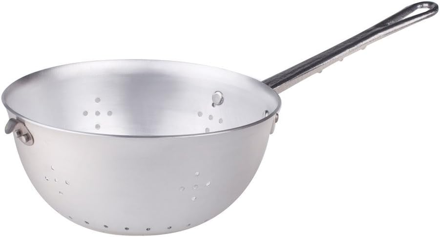 Pentole Agnelli Family Cooking Aluminium Pasta Colander with Handle, Diameter 20 Cm.
