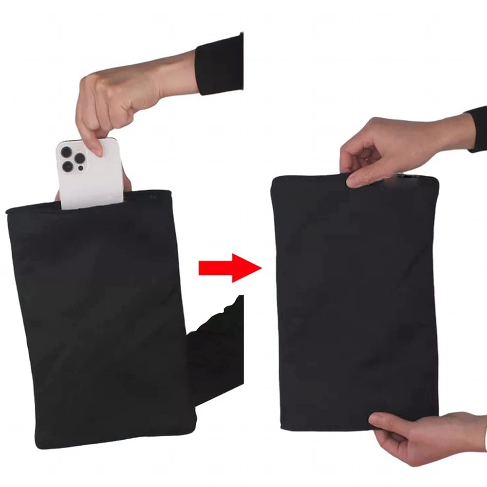 ZQION Black Invisibag Magic Tricks Object Appearing/Vanishing from Magic Bag Magiciain Props Stage Illusions Magic Gimmicks Comedy