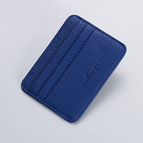 GLJYG Mini Porte-Cartes Simple Permis de Conduire Multi-Cartes Porte-Billets Porte-Cartes Mini Petit Porte-Cartes pour Hommes et Femmes,Bleu Cover