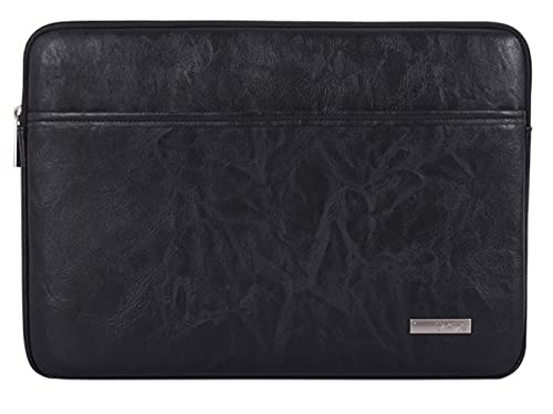 Funda para laptop antiarañazos de 11 pulgadas con 2 bolsillos para tablet