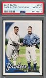 2010 Topps Babe Ruth and Lou Gehrig Baseball Card #637, PSA 10 (Cert #54471911) Gem Mint, Babe Ruth Baseball Card by Powers Sports Memorabilia