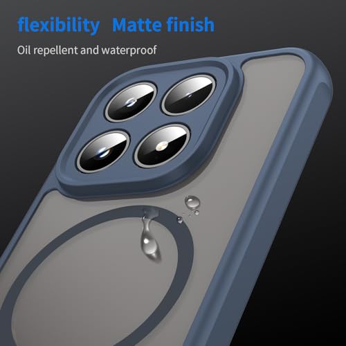 Image of Compatible with Xiaomi 17 Case Cover,Compatible with MagSafe,Anti-Fall,Compatible with Xiaomi 17 5G 25113PN0EC Cell Protective Phone Case Blue