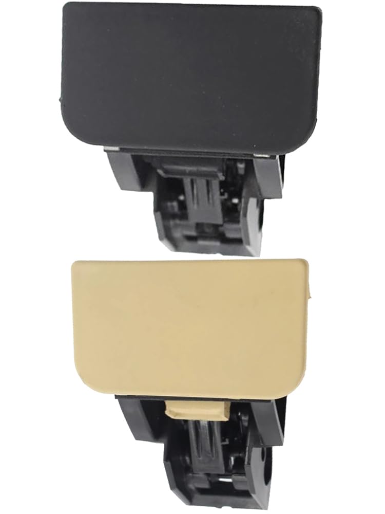 Riloer 1x Maniglia del fermo del vano portaoggetti compatibile con Volkswagen Polo 2005 2006 2007 2008 2009, 6Q0857131D, Beige