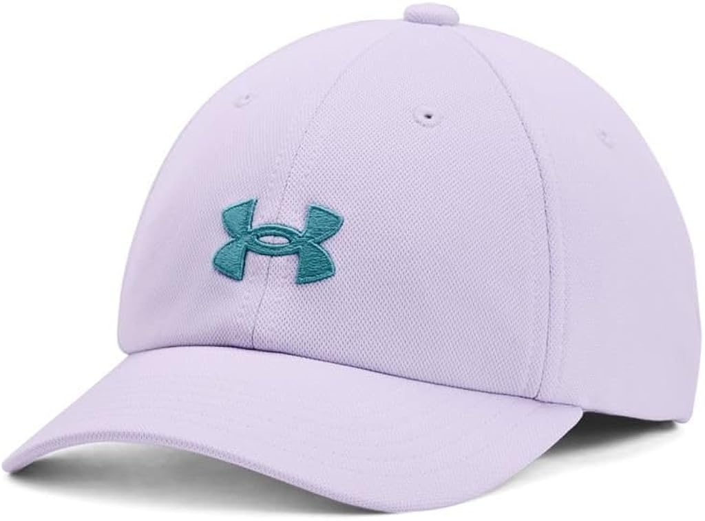 Under Armour Girls' Standard Blitzing Cap Adjustable, (001) Black / / Rebel Pink, One Size Fits Most : Clothing, Shoes & Jewelry