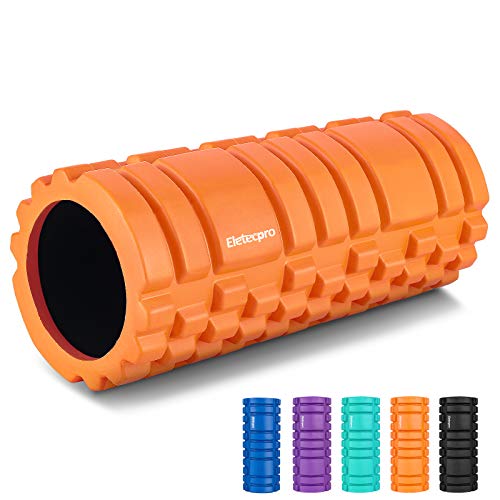 eletecpro フォームローラー 筋膜リリース 筋膜ローラー EVA ヨガポール トレーニング ストレッチローラー スポーツ フィットネス ヨガ･ストレッチ器具