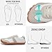 Grand Attack Barefoot Shoes Women,Wide Toe Box Minimalist Zero Drop Walking Shoes Lightweight Cross Training Trail Running Wrestling Weightlifting Fitness Barefoot Gym Sneakers Grey White Size 8