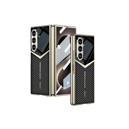 sunrun �X�}�z�P�[�X Galaxy Z Fold8 Ultra �p�̃P�[�X �ϏՌ� �J�o�[ �ی�P�[�X PC&�����K���X �O�ʋ����K���X �w�ʃJ�o�[ �����h�~�ϏՌ��J�o�[ ������� CASE[as-nx2951][�u���b�NA]