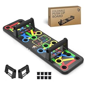 FirstFit Push Up Board For Men 10 in 1 Pushup Board,Pushup Stand with Handles Fitness Equipment push up bar Chest Muscle Exercise Professional Gym Equipment for Men