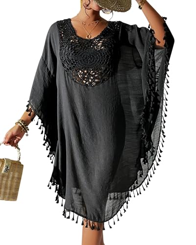 Oakgarden Women's Swimsuit Coverup Crochet Chiffon...