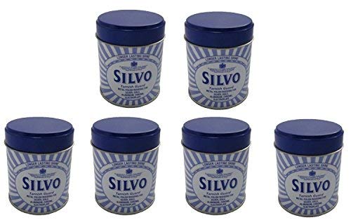 SilvoWadding Duraglit Polish Silver & Gold, 75g Tins, Pack of 6