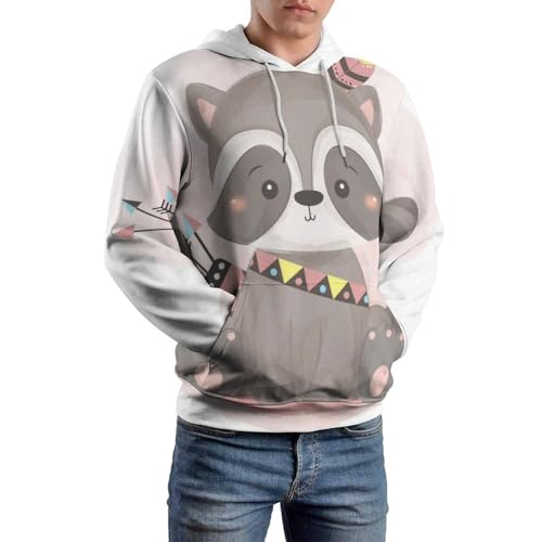 Sweat raton laveur aquarelle UMENG pull pour vos sorties décontractées - 6