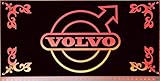 VOLVO LED-LEUCHTSCHILD: Hochwertig lasergraviertes Neonschild mit beleuchtetem VOLVO-Logo für den LKW