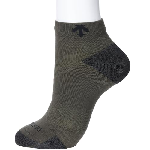 Descente Socks MOVESOX Ankle Length, Grip Strength, Support, Kh, 25.0-27.0 cm