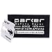 Parker 100‑Count Double Edge Safety Razor Blades – Premium Platinum‑Tungsten‑Chromium Coated Stainless Steel for Smooth, Long‑Lasting Shaves – Fits All DE Razors