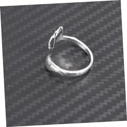 Bague réglable femmes alliage décoration doigt taille ajustable - 5