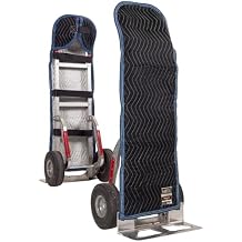 US Cargo Control Quilted Hand Truck Cover 50" x 16", Rounded Top Hand Truck Pad with Hook and Loop Straps, Cotton/Polyester Quilted Furniture Pads for Moving, Storage, Deliveries