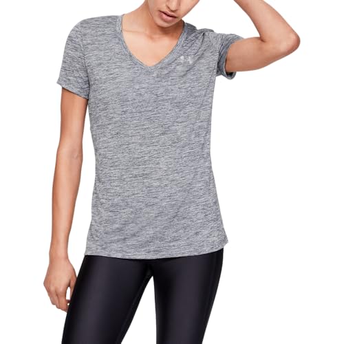 Image of Under Armour Womens Tech V-Neck Twist Short-Sleeve T-Shirt