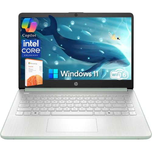 HP Laptop 2026 Student Business, Intel Processor, 128GB Storage, Windows 11