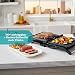 ARIVA Elektro Kontaktgrill 2000W mit Keramikbeschichtung – 2-in-1 Tischgrill 180° aufklappbar, Panini Maker mit Timer & Temperaturregler, Fettauffangschale, Antihaftbeschichtet, Silber