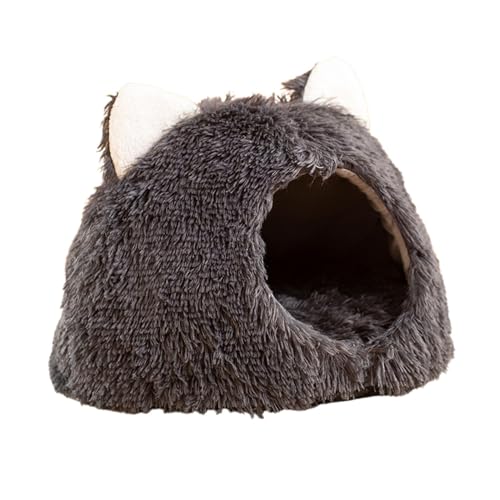 Cuna linda para perros, cama para gatos de interior, Cama nido suave y cálida para gatos de compañía, Suministros para mascotas, camas de dormir suaves para perros pequeños, gatos, l