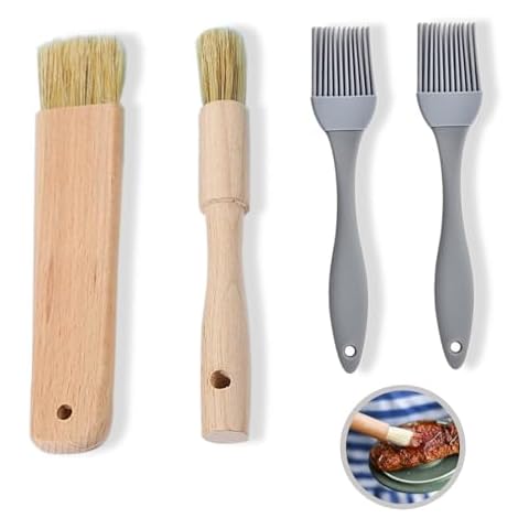 4 Pcs Heat-Resistant Cooking Oil Brushes Cover