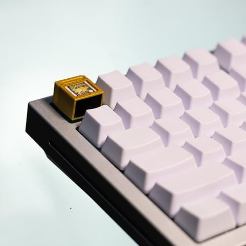Custom Gaming Keycaps, Retro Gameboy Cartridge Switch Keycap for Mechanical Keyboards, Cherry MX Switches (Crystal) image 5
