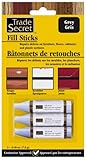 Wood Scratch Repair Fill Stick for Grey (Set of 3), Great for Touch-Ups and Repairs on Hardwoods Floors, Furniture, Cabinets and Plastic Surfaces
