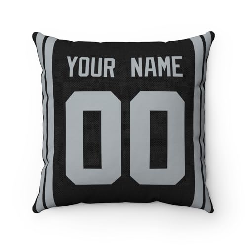 Image of ANTKING Throw Pillow 2 Pack Custom Any Name and Number Personalized Gift for Men Women Boys