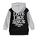 Kid JESUS Tracksuit Girls Boys Fashion Winter Pants Set Breathable Stylish Christian Hoodie & Sweatpants Sweat Suits (US Szie 90, 10-11 Years, Black)