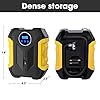 Digital Air Compressor for Car Auto Pump Portable Tire Inflator with LED Light DC 12V #2