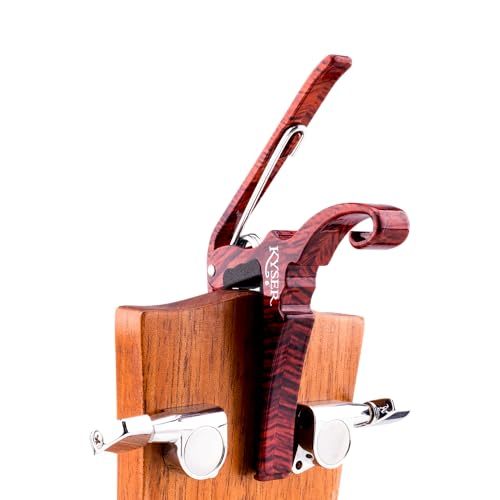 image for Kyser Quick-Change Guitar Capo for 6-string acoustic guitars, Rosewood
