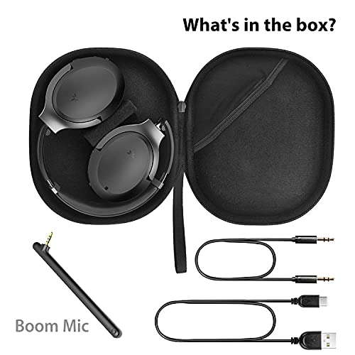 ایگرد | قیمت و خرید Avantree Aria Pro aptX-HD Bluetooth 5.0 Active Noise  Cancelling Headphones with Boom Microphone for Hi-Fi Music \u0026 Work Calls,  Low Latency Over Ear Wireless \u0026 Wired Headset