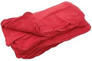14x14 Inch Red Shop Towel/Cleaning Mechanic Rags