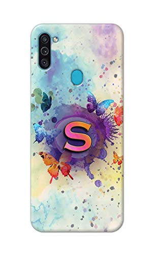 Image of PRINTFIDAA� Printed Hard Back Cover Case for Samsung Galaxy M11 | Samsung Galaxy A11 Back Cover (Alphabet S) -2808