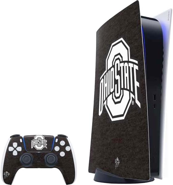 Skinit Decal Gaming Skin Compatible with PS5 Bundle - Officially Licensed Ohio State University OSU Design