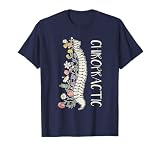 Chiropractor Gifts for Men Unisex-Adults Blue Modern Chiropractic T-Shirt