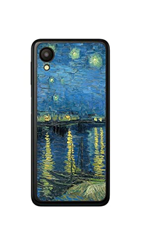 ClearView(�N���A�r���[) �T���X�� Galaxy A23 5G�p �w�� �ی� �t�B���� ���� �v�����g �S�b�z ���[�k�̐�����i �t�B���Z���g �t�@�� �S�b�z Vincent Willem van Gogh �j