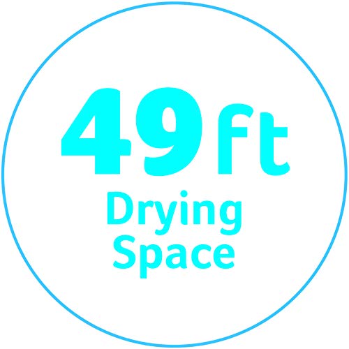 Minky Homecare Outdoor Retractable Clothesline - Heavy Duty Pvc Coated Line - Energy And Space Saving Removable Laundry Drying Line - 49 Feet (Gray) #TOP6