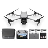 DJI Air 3S Fly Moreコンボ（RC 2スクリーン付き送信機付属）ドローン 4Kカメラ付き 1インチCMOS 広角＆中望遠 16歳以上推奨 4K/60fps HDR動画 全方向検知 長い飛行時間 バッテリーx3 合計動作時間135分 賠償責任保険1年無償付き