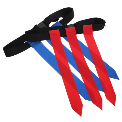 Gogogmee Teens Football Waist Belt Flags Rugby Flag Belt for Boys and Girls Youth