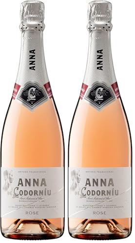Anna De Codorniu Rosé - Cava Rosado Brut, Pinot Noir - Pack 2 X 75cl, El Ambalaje Puede Variar Paquete De 2